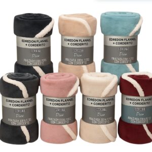 EDREDON CORAL FLEECE C/CORD LISA 1 1/2 B26