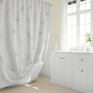 CORTINA BAÑO GASA Relieve B25