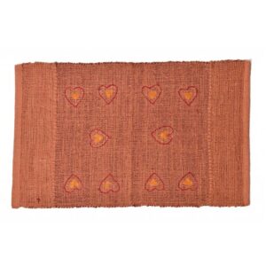 DURRIE BORDADO CORAZON50x80 B24