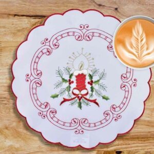 CARPETA NAVIDEÑA RED 35CM B24